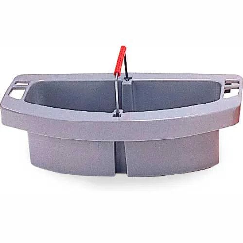 Centerline Dynamics Mops 2-Compartment Maid Carry Caddy 16" x 9" x 5", Gray - RCP2649GRA - Pkg Qty 4