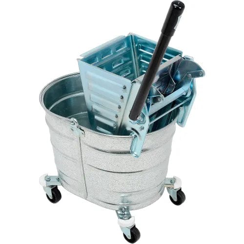 Centerline Dynamics Mops Impact® Metal Squeeze Wringer/26-Qt. Metal Bucket, 2000/260