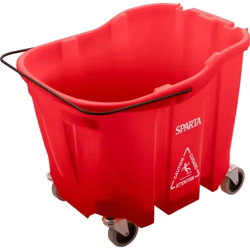 Centerline Dynamics Mops Mop Bucket, 35 qt Bucket Capacity, Red