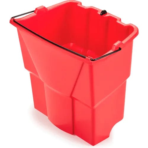 Centerline Dynamics Mops Products 35 Qt Wavebrake 2 Dirty Water Bucket Red, Plastic - Pkg Qty 6