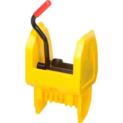 Centerline Dynamics Mops Rubbermaid WaveBrake® 2.0 Mop Bucket & Wringer Combo w/Down Press, 35 Qt. FG757788YEL