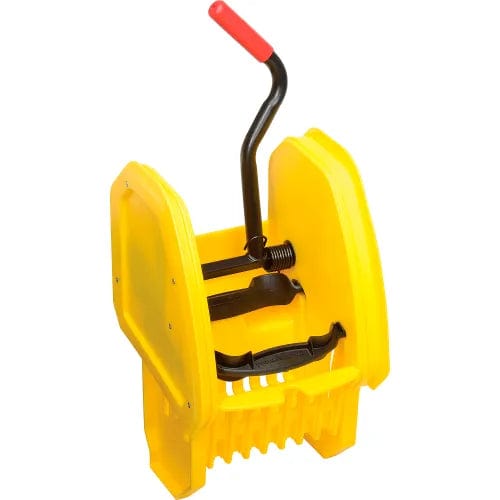 Centerline Dynamics Mops Rubbermaid WaveBrake® 2.0 Mop Bucket & Wringer Combo w/Down Press, 35 Qt. FG757788YEL