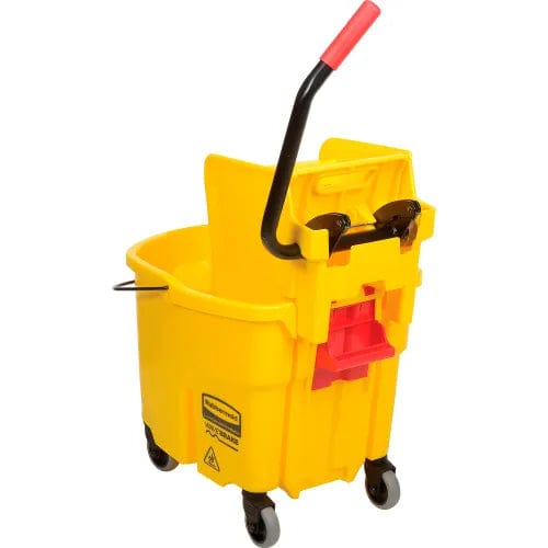 Centerline Dynamics Mops Rubbermaid WaveBrake® 2.0 Mop Bucket & Wringer Combo w/Side Press, 26-35 Qt. 7580-88