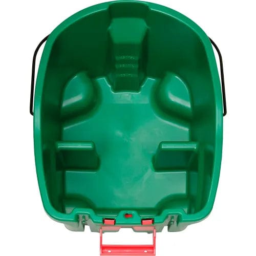 Centerline Dynamics Mops Rubbermaid WaveBrake® 2.0 Side Press Mop Bucket & Wringer Combo 26-35 Qt. - Green