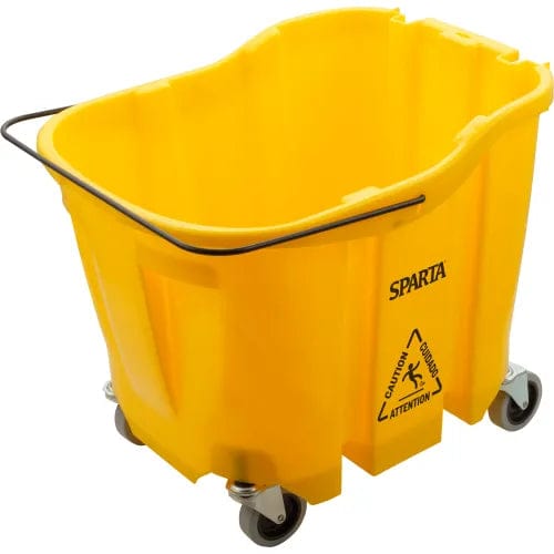 Centerline Dynamics Mops Sparta Mop Bucket, 35 qt Bucket Capacity, Yellow