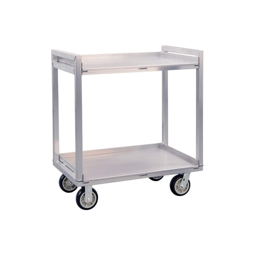 Centerline Dynamics New Age Industrial Carts New Age Industrial Extreme Duty Utility Cart, Mobile, 6" Plate Type Casters, 2000LB Capacity, 2 Shelf, Shelf Spacing = 27", 37"L x 22"W x 41"H 97177