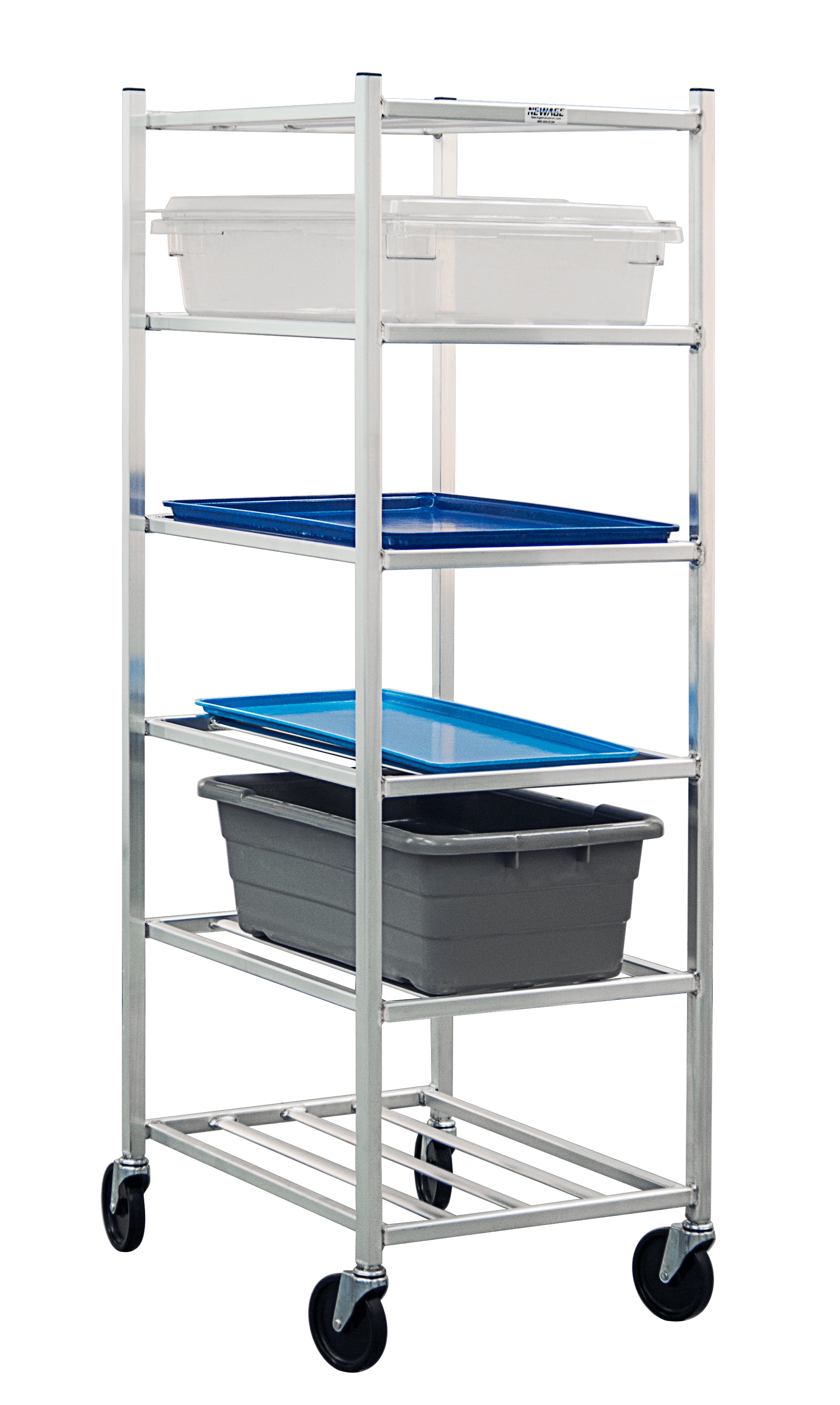 New Age Industrial Multi-Shelf Heavy Duty Universal Carts Model 1356 ...