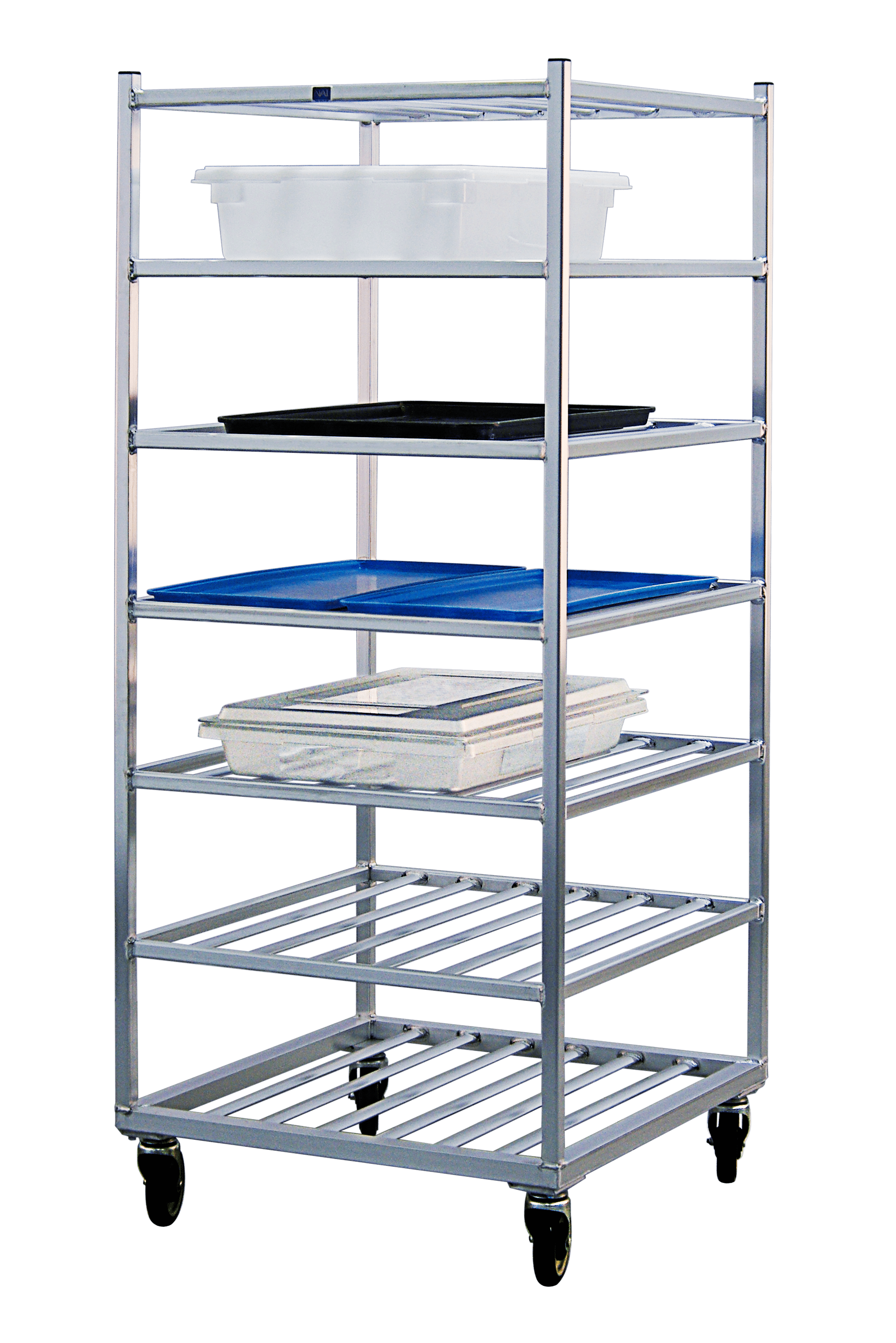 New Age Industrial Multi-Shelf Heavy Duty Universal Carts Model 1357 ...