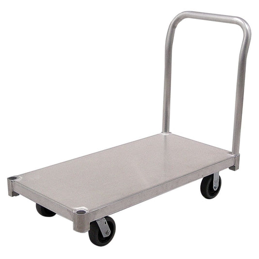 Centerline Dynamics New Age Industrial Trucks New Age Industrial Platform Truck with Smooth Deck, 24 X 36 Deck Size, Weight Capacity = 2600lbs, 6" Casters, 24" x 41" x 39" PT2436S6