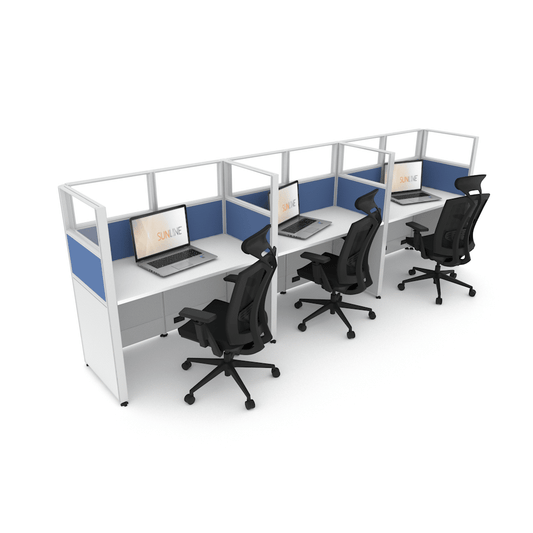 Centerline Dynamics Office Cubicle Sunline Signature 4’x2′ – 53″ High Office Cubicle (Price Matrix)