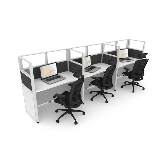 Centerline Dynamics Office Cubicle Sunline Signature 4’x2′ – 53″ High Office Cubicle (Price Matrix)