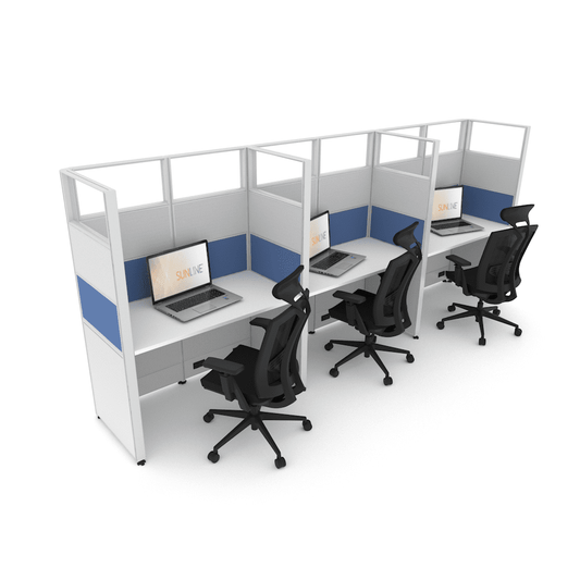 Centerline Dynamics Office Cubicle Sunline Signature 4’x2′ – 65″ High Office Cubicle (Price Matrix)