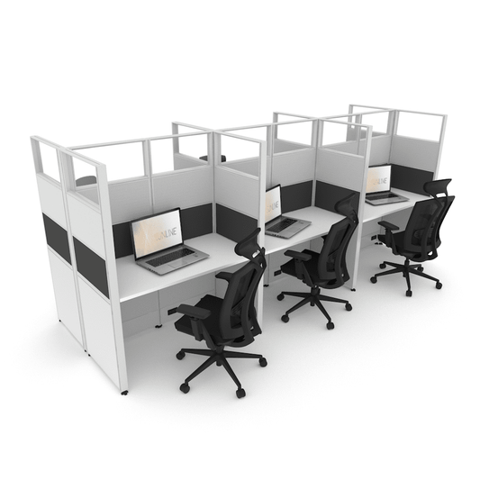 Centerline Dynamics Office Cubicle Sunline Signature 4’x2′ – 65″ High Office Cubicle (Price Matrix)