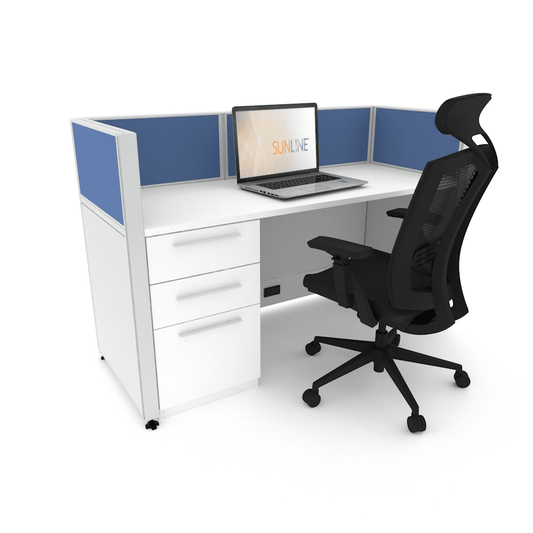 Centerline Dynamics Office Cubicle Sunline Signature 5’x2′ – 41″ High Office Cubicle (Price Matrix)