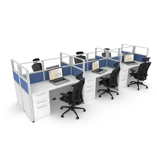 Centerline Dynamics Office Cubicle Sunline Signature 5’x2′ – 53″ High Office Cubicle (Price Matrix)