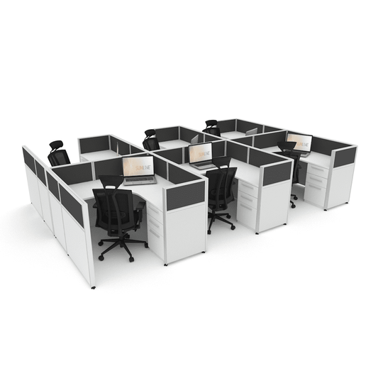 Centerline Dynamics Office Cubicle Sunline Signature 5'x5' - 41" High Office Cubicle (Price Matrix)