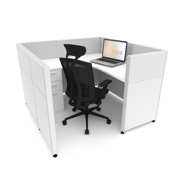 Centerline Dynamics Office Cubicle Sunline Signature 5'x5' - 41" High Office Cubicle (Price Matrix)