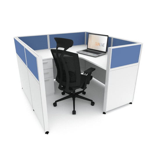 Centerline Dynamics Office Cubicle Sunline Signature 5'x5' - 41" High Office Cubicle (Price Matrix)