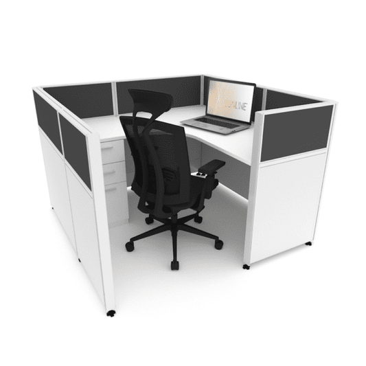 Centerline Dynamics Office Cubicle Sunline Signature 5'x5' - 41" High Office Cubicle (Price Matrix)