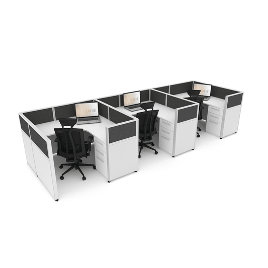 Centerline Dynamics Office Cubicle Sunline Signature 5'x5' - 41" High Office Cubicle (Price Matrix)