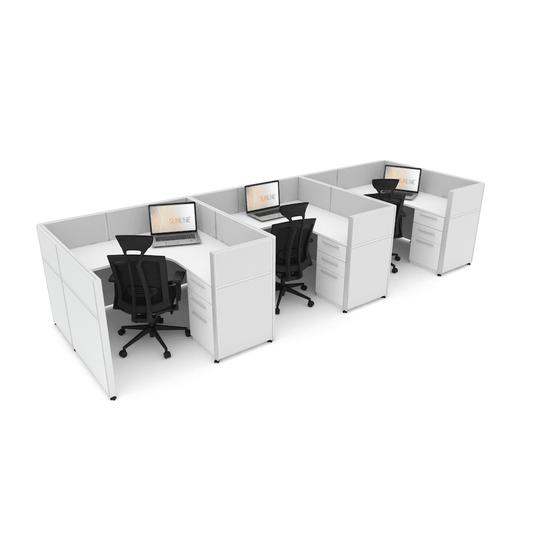 Centerline Dynamics Office Cubicle Sunline Signature 5'x5' - 41" High Office Cubicle (Price Matrix)