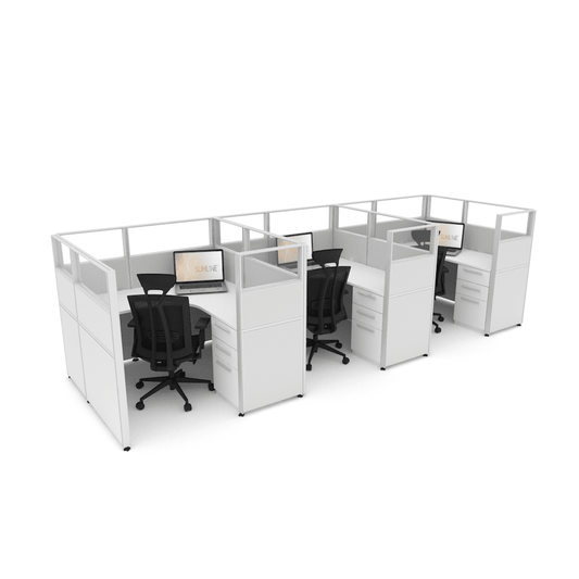 Centerline Dynamics Office Cubicle Sunline Signature 5'x5' - 53" High Office Cubicle (Price Matrix)