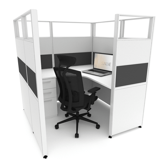 Centerline Dynamics Office Cubicle Sunline Signature 5’x5′ – 65″ High Office Cubicle (Price Matrix)