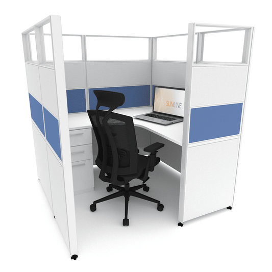 Centerline Dynamics Office Cubicle Sunline Signature 5’x5′ – 65″ High Office Cubicle (Price Matrix)