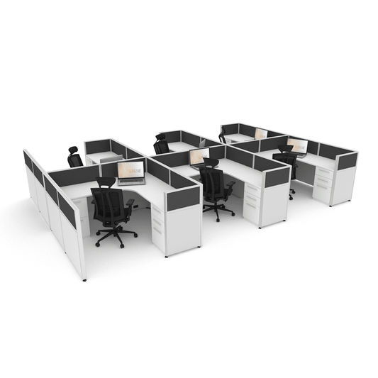 Centerline Dynamics Office Cubicle Sunline Signature 6’x6′ – 41″ High Office Cubicle (Price Matrix)