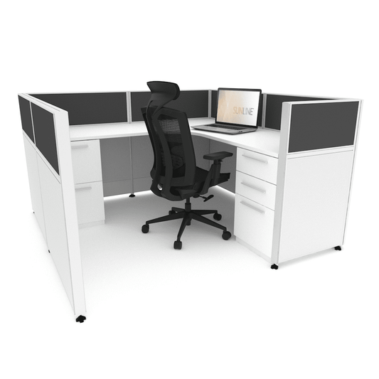 Centerline Dynamics Office Cubicle Sunline Signature 6’x6′ – 41″ High Office Cubicle (Price Matrix)