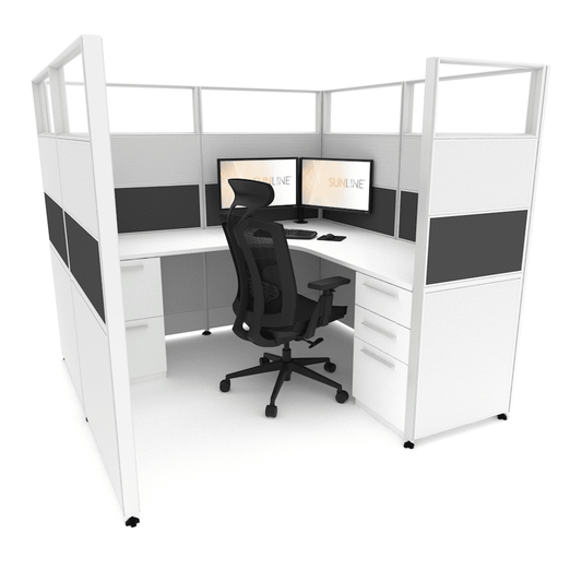 Centerline Dynamics Office Cubicle Sunline Signature 6’x6′ – 65″ High Office Cubicle (Price Matrix)