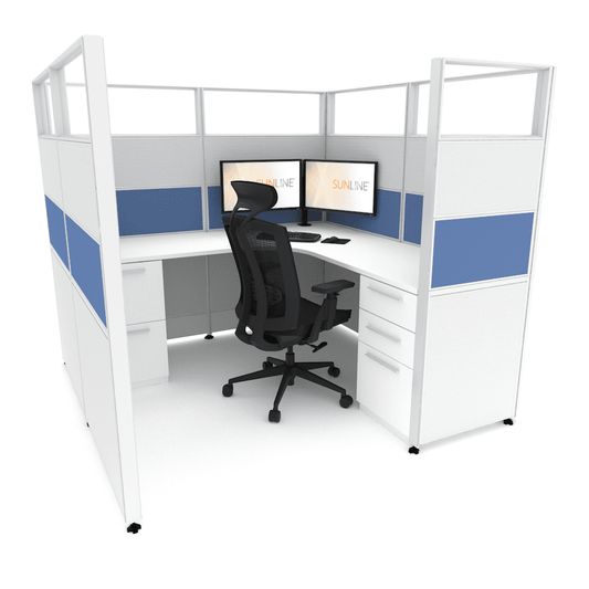 Centerline Dynamics Office Cubicle Sunline Signature 6’x6′ – 65″ High Office Cubicle (Price Matrix)