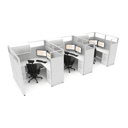 Centerline Dynamics Office Cubicle Sunline Signature 6’x6′ – 65″ High Office Cubicle (Price Matrix)