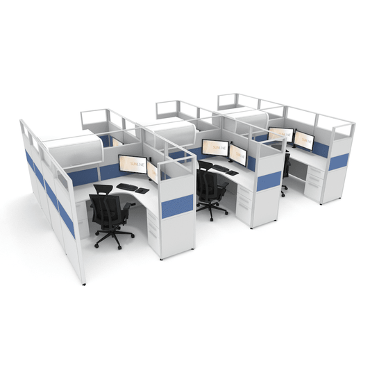 Centerline Dynamics Office Cubicle Sunline Signature 6’x6′ – 65″ High Office Cubicle (Price Matrix)