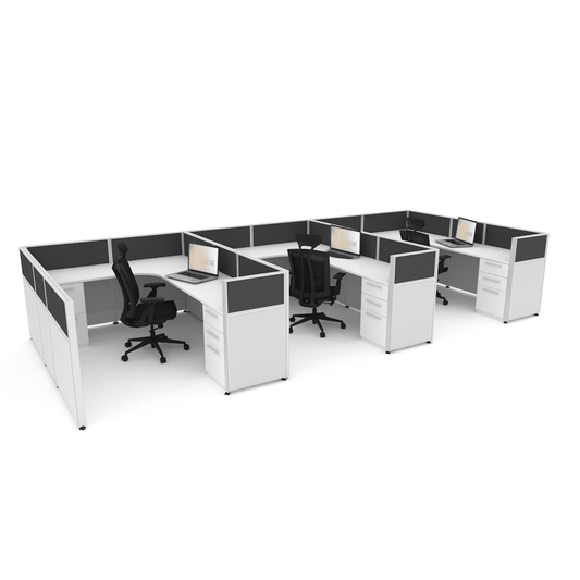 Centerline Dynamics Office Cubicle Sunline Signature 6’x8′- 41″ High Office Cubicle (Price Matrix)