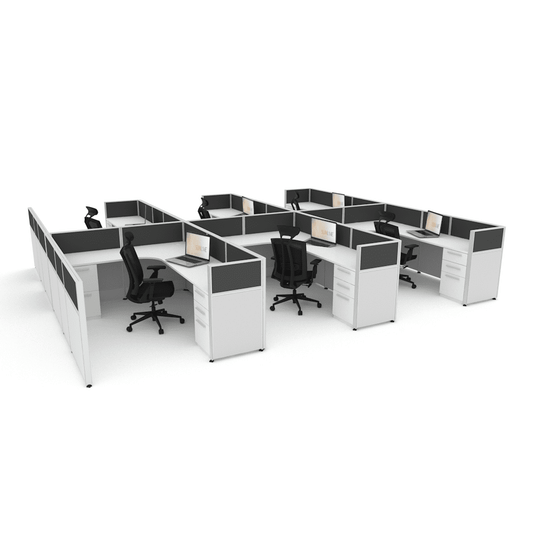 Centerline Dynamics Office Cubicle Sunline Signature 6’x8′- 41″ High Office Cubicle (Price Matrix)