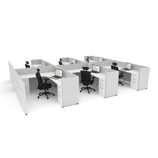 Centerline Dynamics Office Cubicle Sunline Signature 6’x8′- 41″ High Office Cubicle (Price Matrix)