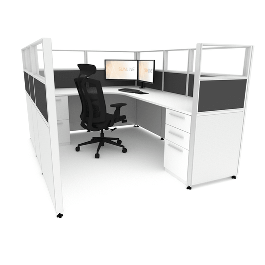 Centerline Dynamics Office Cubicle Sunline Signature 6’x8′ – 53″ High Office Cubicle (Price Matrix)