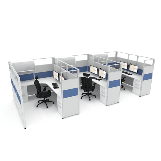 Centerline Dynamics Office Cubicle Sunline Signature 6’x8′ – 65″ High Office Cubicle (Price Matrix)