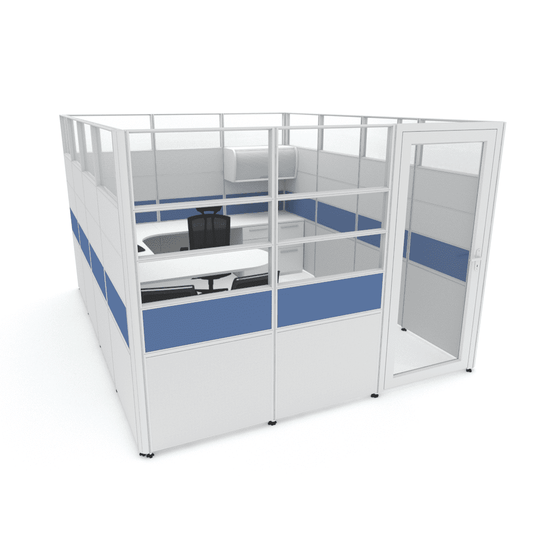 Centerline Dynamics Office Cubicle Sunline Signature 9’x12′ (all sizes available) – 82.5″ High Office Cubicle (Price Matrix)