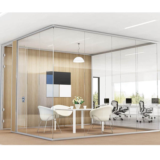 Centerline Dynamics Office Cubicle Sunline Synergy High Wall Glass Office 500 Series (Price Matrix)