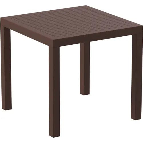 Centerline Dynamics Outdoor Seating Siesta Artemis 5 Piece Outdoor Dining Set, 31-1/2"W x 29"H Table, Brown