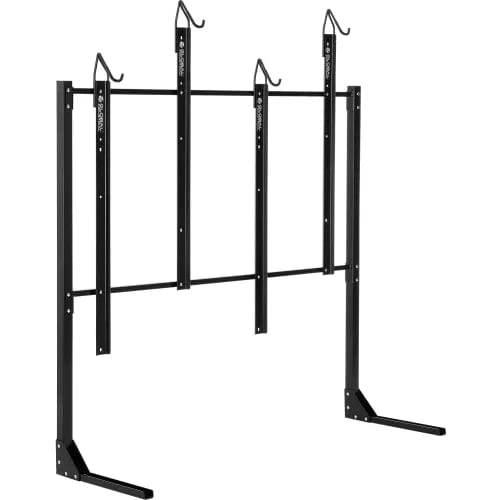 Centerline Dynamics Outdoor Structures & Storage Indoor Vertical Bike Rack, 4 Bike Capacity, Black