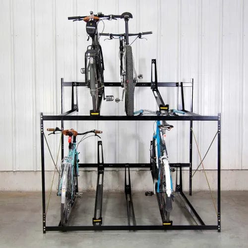 Centerline Dynamics Outdoor Structures & Storage Lockable Two Tier 10 Bike Storage Rack