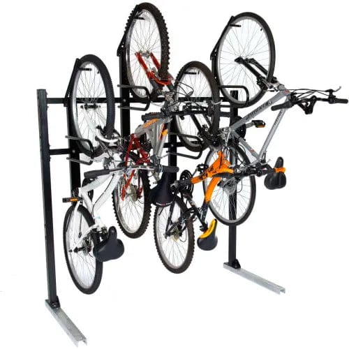 Centerline Dynamics Outdoor Structures & Storage MaxRack Stand - 1-Sided / Bike Rack - 77-1/2"L x 30"W x 84"H - 5 Bike Capacity