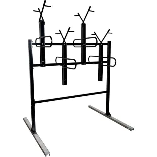 Centerline Dynamics Outdoor Structures & Storage MaxRack Stand - 2 Sided / Bike Rack - 77-1/2"L x 60"W x 84"H - 10 Bike Capacity