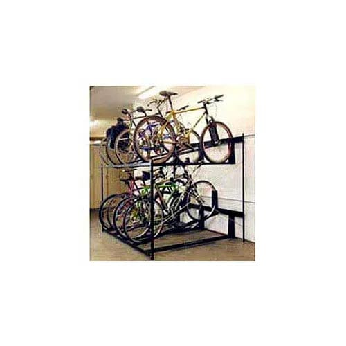 Centerline Dynamics Outdoor Structures & Storage Non-Lockable Two Tier 8 Bike Storage Rack 54 x 63