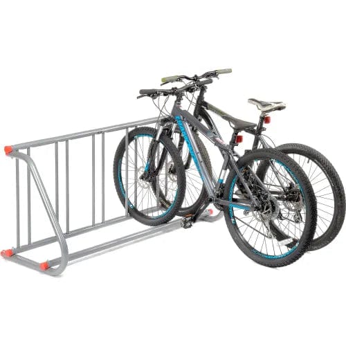 Single-Sided Grid Bike Rack, 5-Bike Capacity, Powder Coated Steel ...
