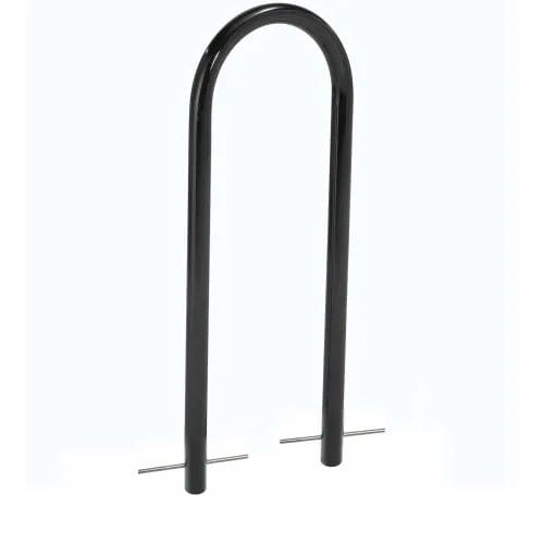 Centerline Dynamics Outdoor Structures & Storage U-Rack Bike Rack, 2-Bike Capacity, Below Ground Mount, Black