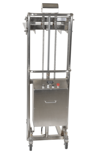 Centerline Dynamics Portable Load Lifters Vestil Partially Stainless Steel Portable DC Powered Hefti-Lift 44 In. x 68 In. 880 Lb. Capacity